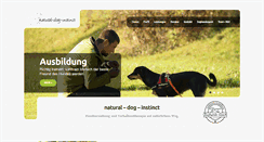 Desktop Screenshot of natural-dog-instinct.com